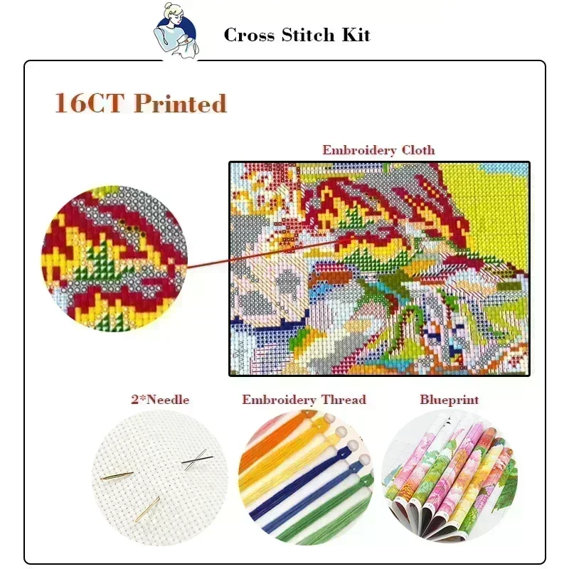 Joy Sunday Cross Stitch Kit Sn - Embroidery Meaning recension och pris